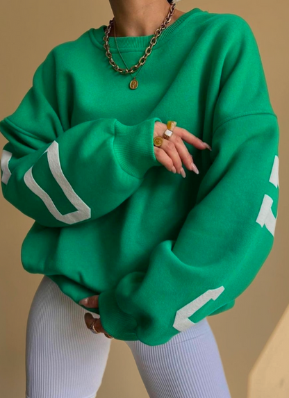 Vrouwelijke Oversized Trui Losse Pasvorm