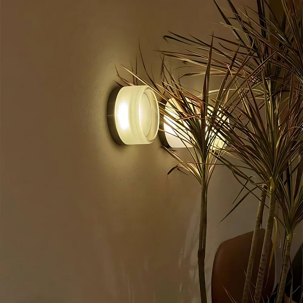 Wandlamp Met Sensor LED Dimpled Acryl Modern Nachtlamp 13,5cm