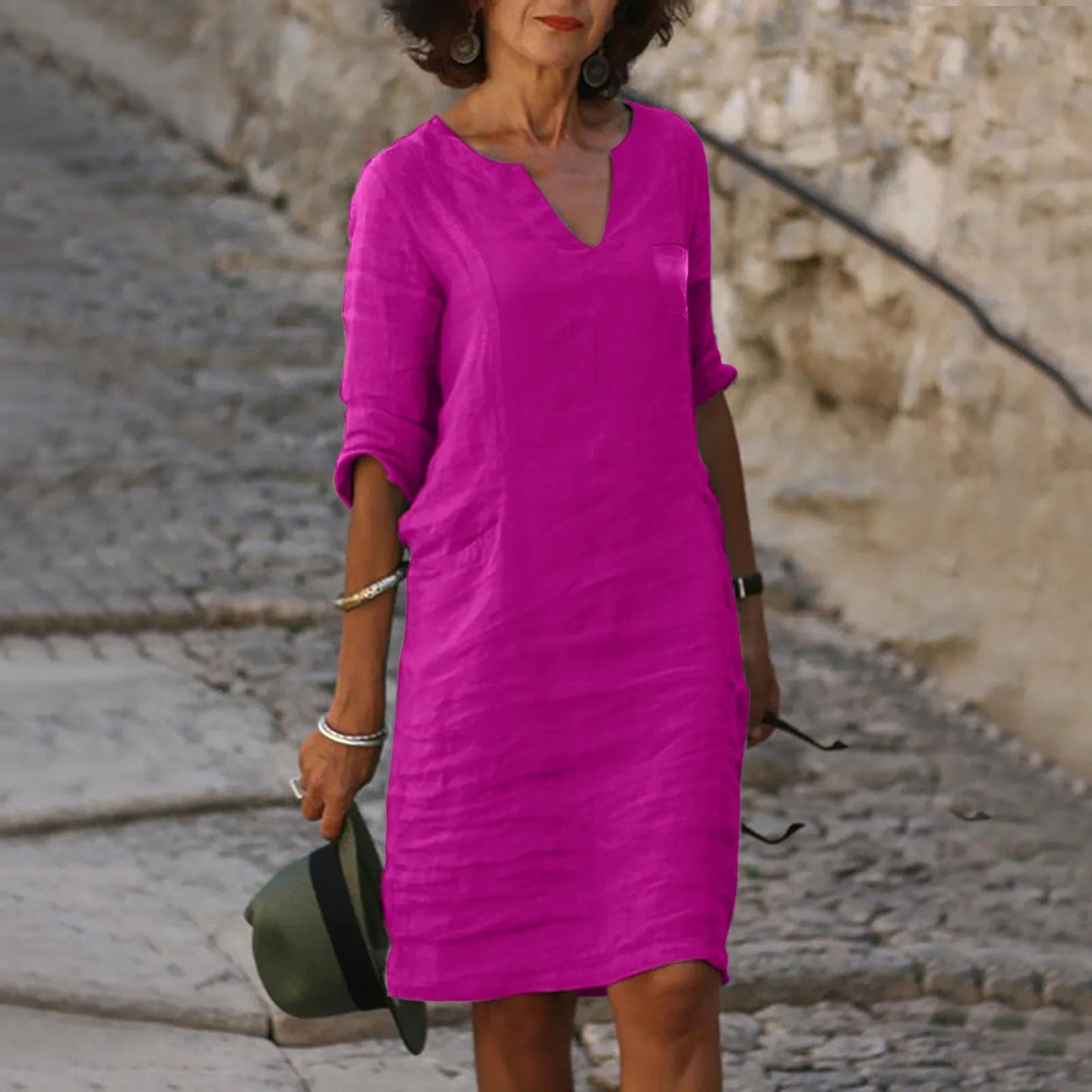 Elegante Dames Jurk Rona Luchtige Zomerjurk