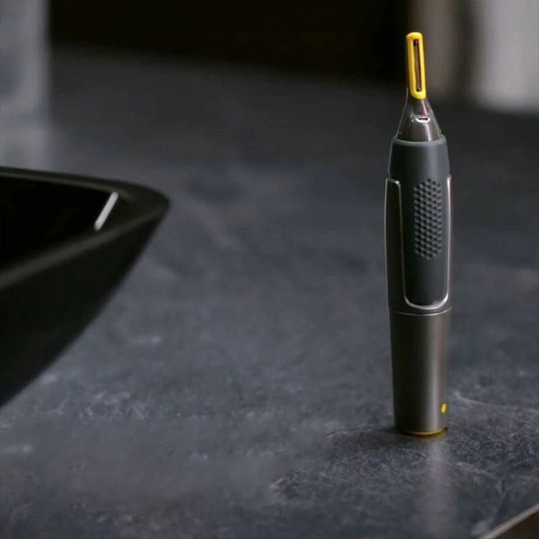 Precisie Trimmer voor Baard, Neus en Wenkbrauwen – Draadloos met LED-Verlichting en Ergonomische Grip