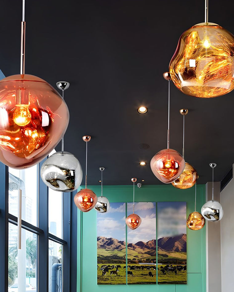 Hanglamp Melt Design Acryl LED Warm Wit Dimbaar Woonkamer Eetkamer Restaurant Slaapkamer