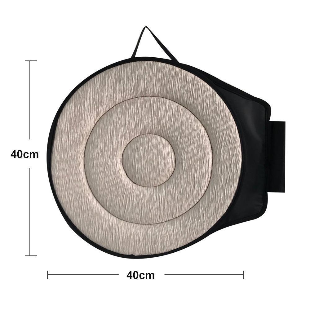 Draaibaar Zitkussen 360° Memory Foam Comfort Zwart Beige Koffie Rood Antislip voor Auto Kantoor Thuis Mobiliteitsondersteuning Ergonomische Zithulp