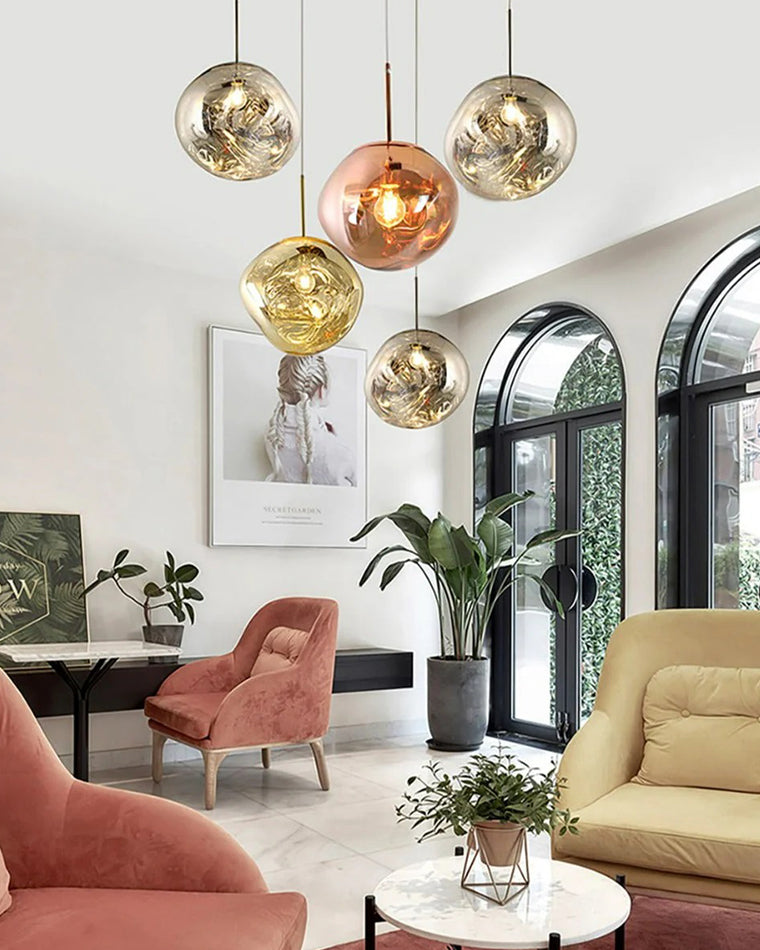 Hanglamp Melt Design Acryl LED Warm Wit Dimbaar Woonkamer Eetkamer Restaurant Slaapkamer