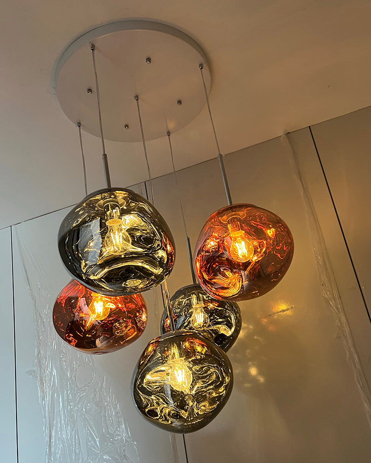 Hanglamp Melt Design Acryl LED Warm Wit Dimbaar Woonkamer Eetkamer Restaurant Slaapkamer