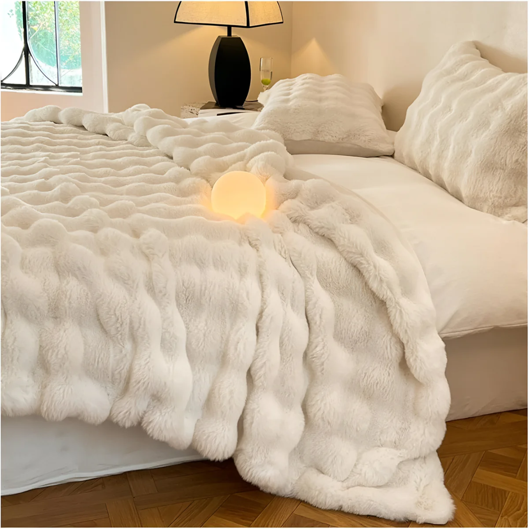 Sansoti | Zachte Fleece Deken – Warm, Comfortabel & Tijdloos