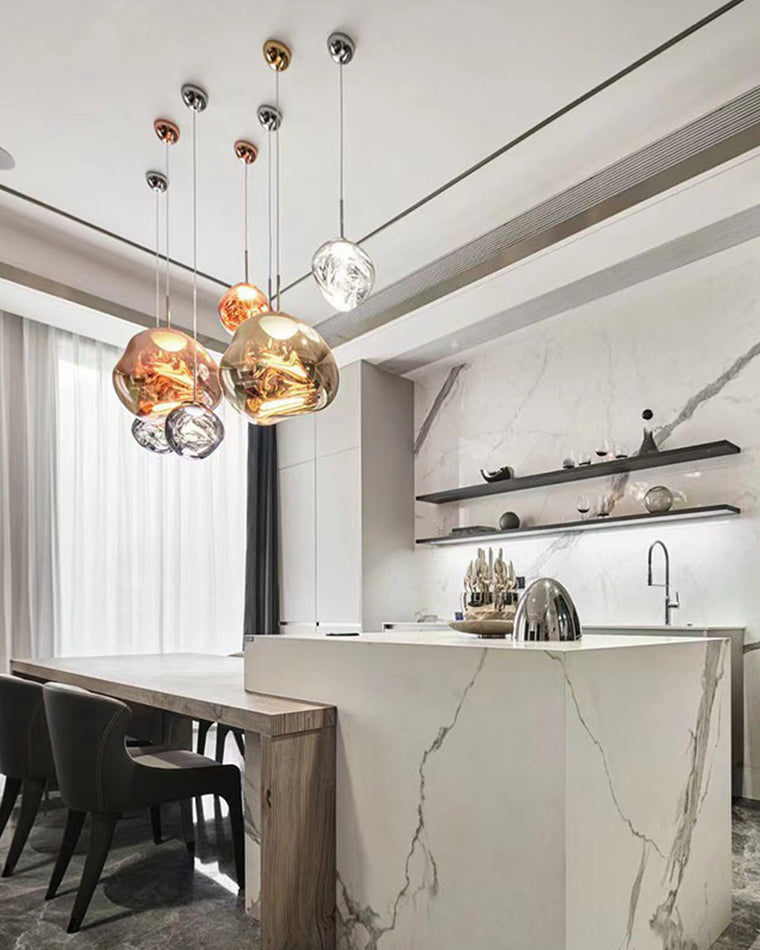 Hanglamp Melt Design Acryl LED Warm Wit Dimbaar Woonkamer Eetkamer Restaurant Slaapkamer