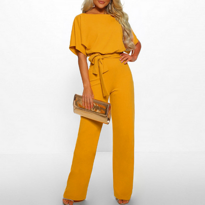 Zwarte Jumpsuit Vrouw Elegante Avondkleding Katoen Jurk