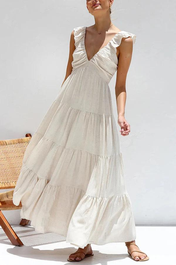 Maxi Jurk Garbo Stijl - StudioMarella