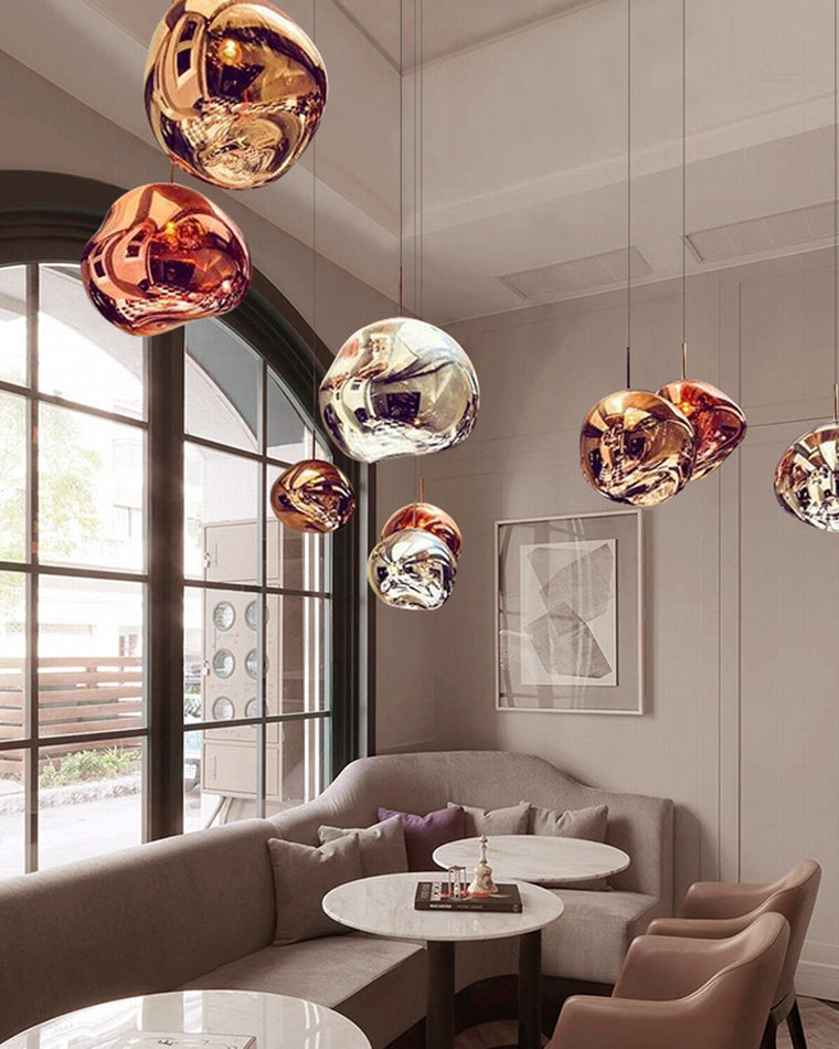 Hanglamp Melt Design Acryl LED Warm Wit Dimbaar Woonkamer Eetkamer Restaurant Slaapkamer