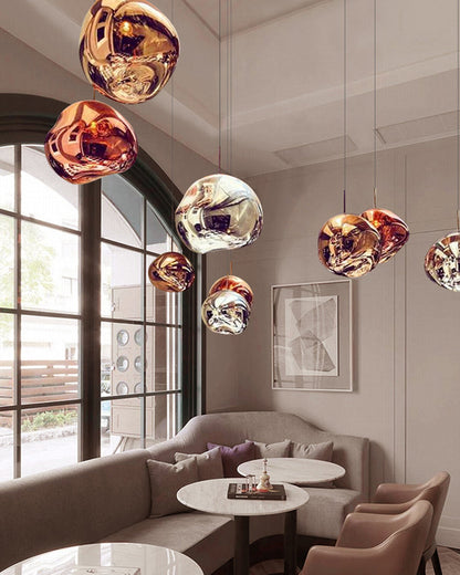 Hanglamp Melt Design Acryl LED Warm Wit Dimbaar Woonkamer Eetkamer Restaurant Slaapkamer