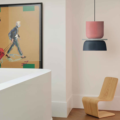 Hanglamp Nordic Color Block Aluminium Acryl Macaron 29cm E27