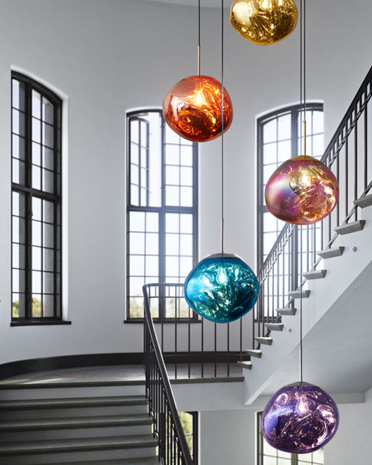 Hanglamp Melt Design Acryl LED Warm Wit Dimbaar Woonkamer Eetkamer Restaurant Slaapkamer