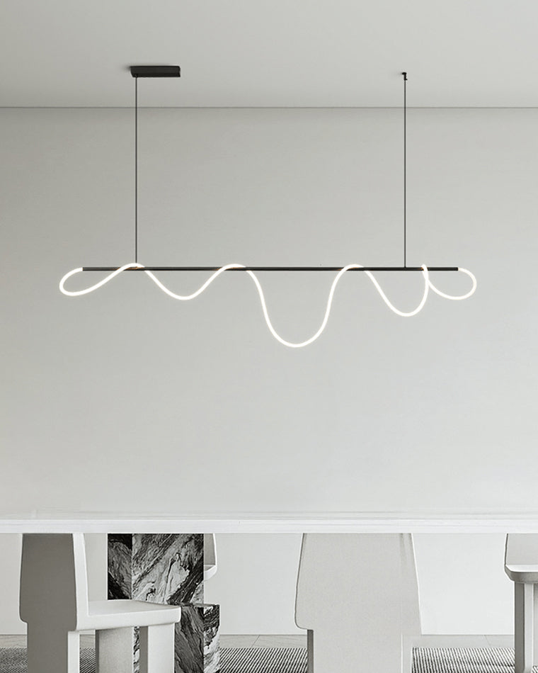 Hanglamp Touw Led Cirkel Messing Dimbaar 3 Maten Eetkamer Woonkamer Minimalistisch