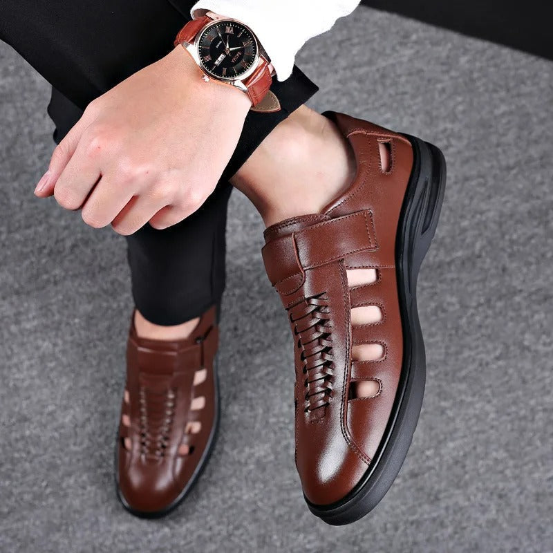 Rocco Sandalen Leren Elegante Zomer Sandalen voor Mannen