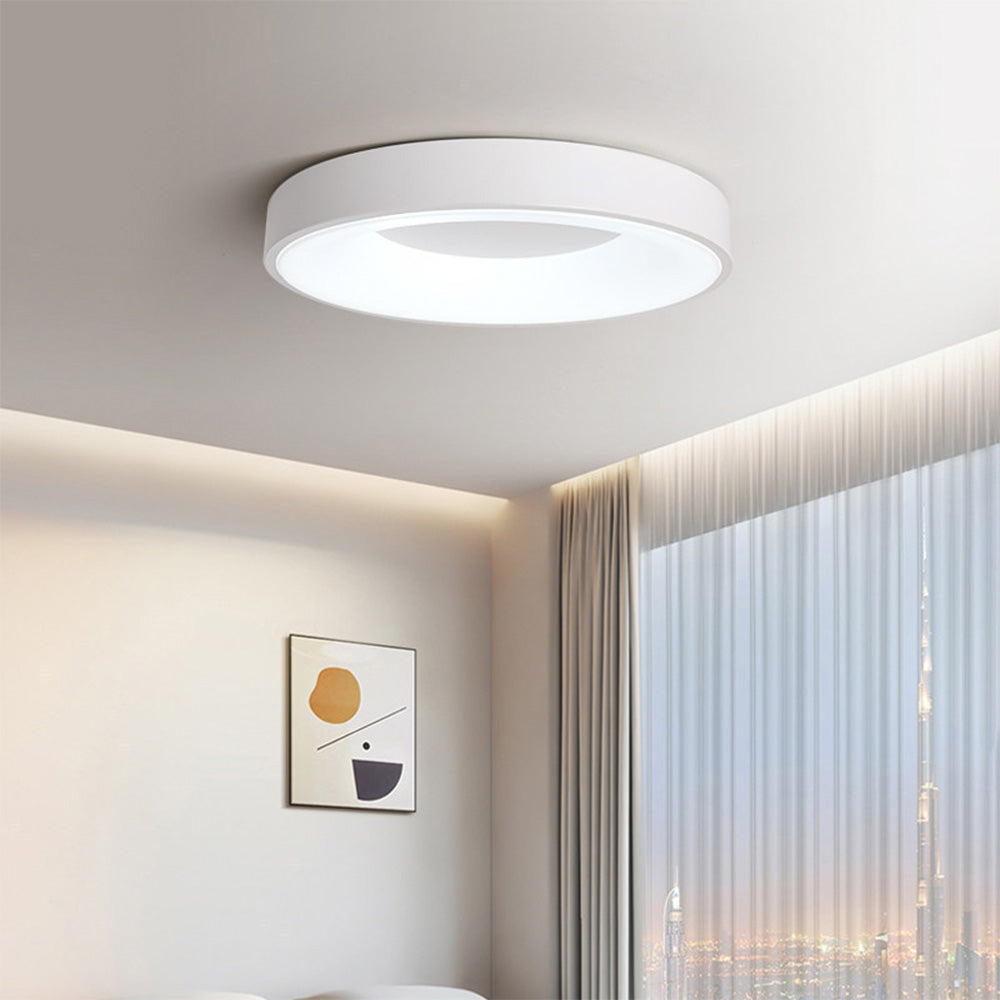 LED plafondlamp rond acryl ijzer lage ruimtes hal slaapkamer woonkamer moderne opbouwlamp minimalistische plafondverlichting