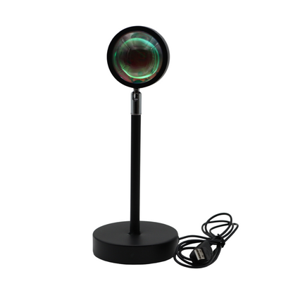 LED Sunset Lamp met 16 Kleurmodi en 360° Draaibare Kop voor Sfeerverlichting