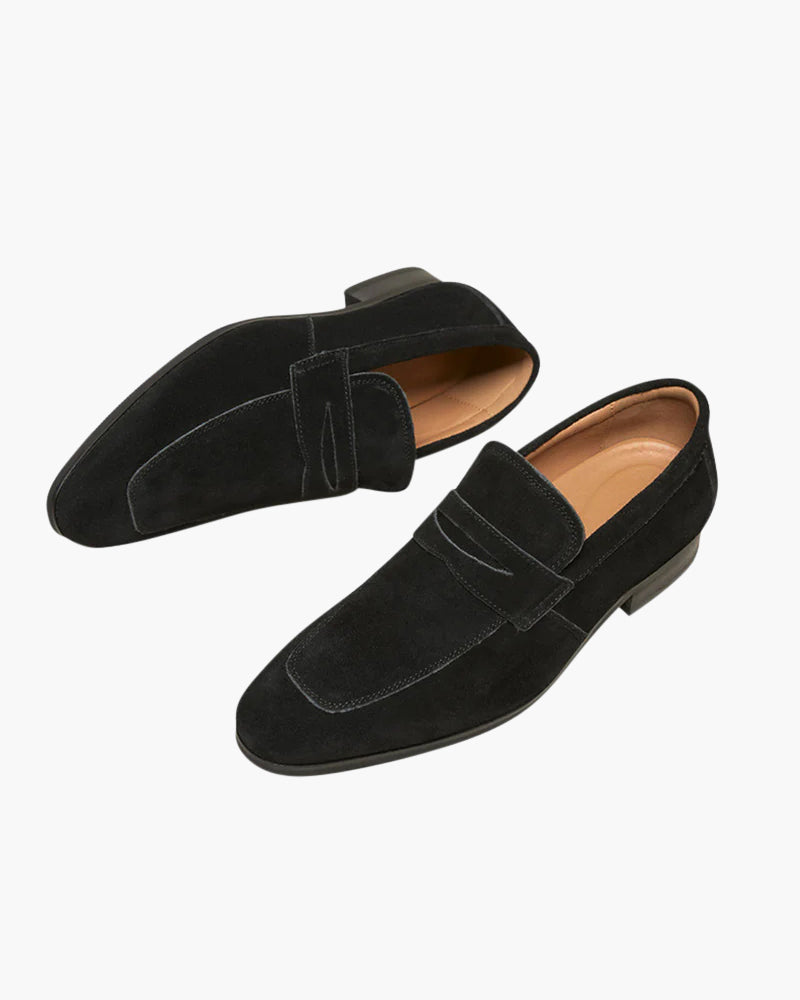 Bruine Suède Loafer Schoenen voor Mannen Casual