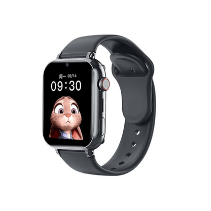 Slimme Kinderhorloge met 4G Videobellen en GPS-Tracking Roze Zwart Wit