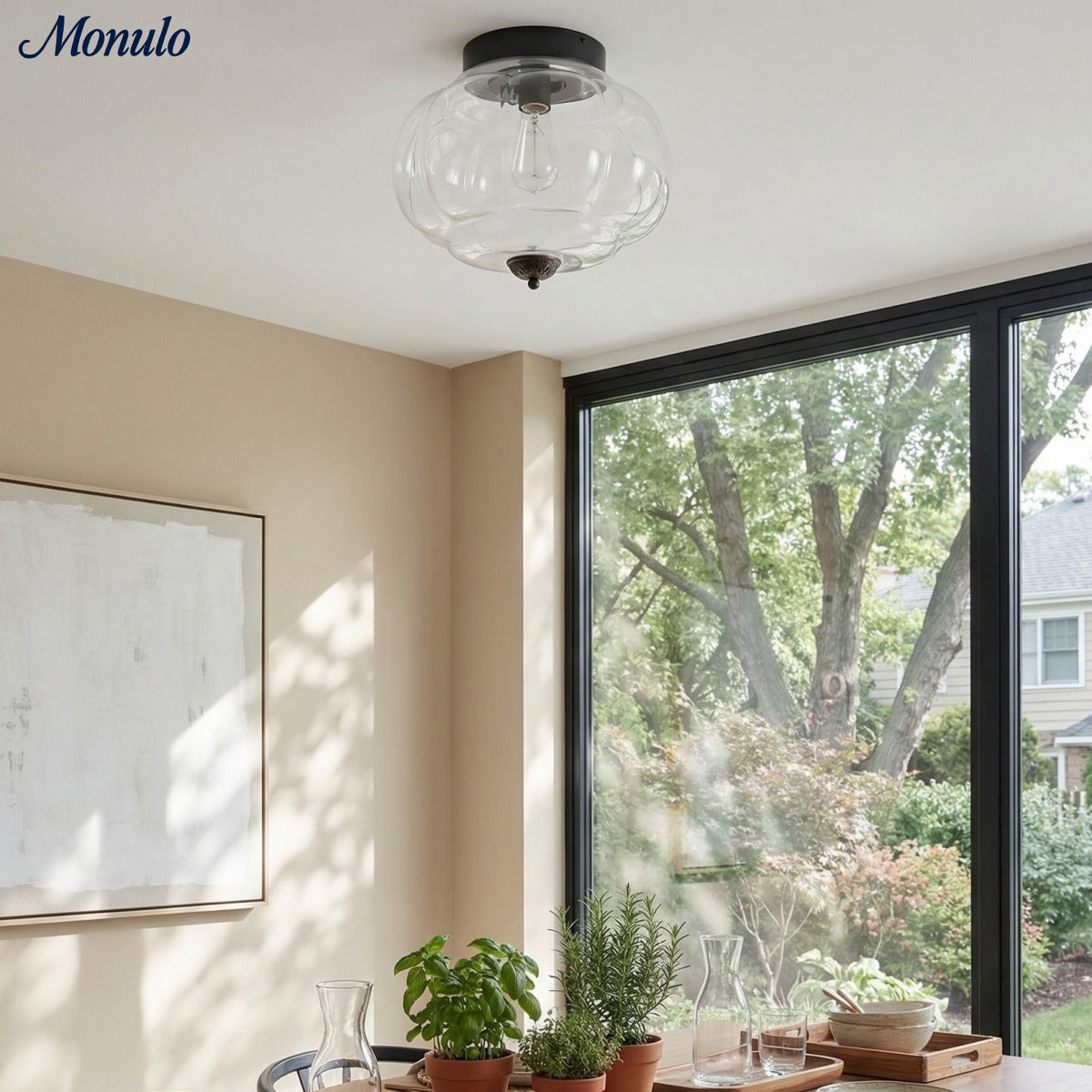 Plafondlamp Melkglas Glazen Kap Moderne Verlichting Scandinavische Stijl Woonkamer Eetkamer Slaapkamer Flush Mount