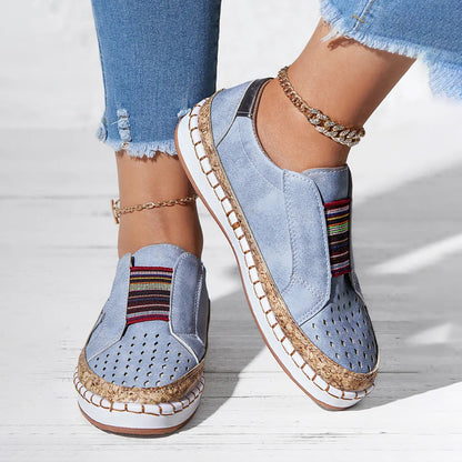Platte Schoenen voor Dagelijks Gebruik Retro Stijl Casual