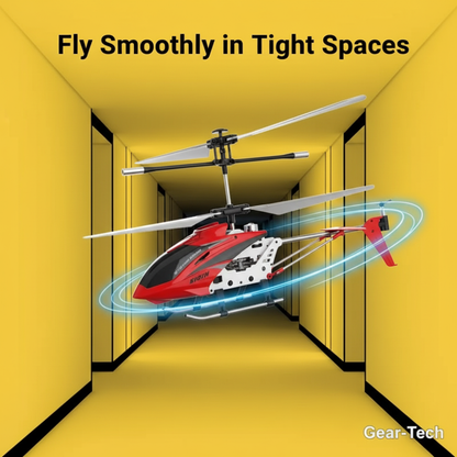 Bestuurbare RC Helikopter 3.5 Kanalen Infrarood met Gyroscoop Binnen Crimson Rood