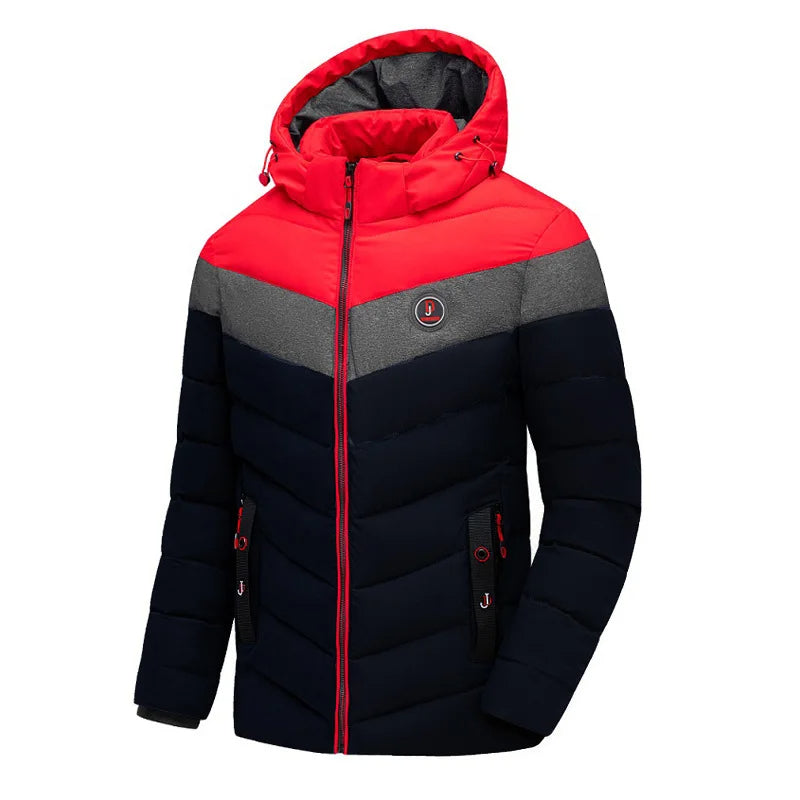Warme Winterjas Met Capuchon Waterdicht en Comfy