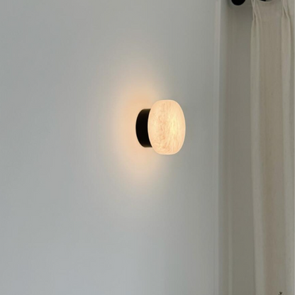 Marmeren Wandverlichting met Scandinavische Elegantie – Premium Natuursteen & Zachte LED