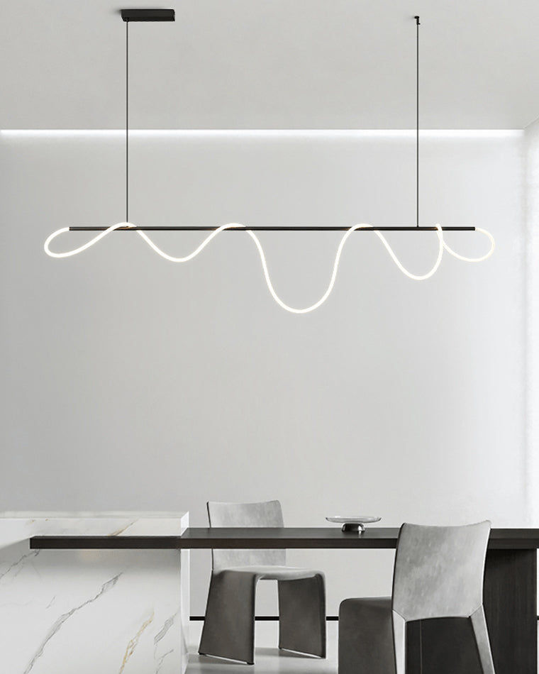 Hanglamp Touw Led Cirkel Messing Dimbaar 3 Maten Eetkamer Woonkamer Minimalistisch