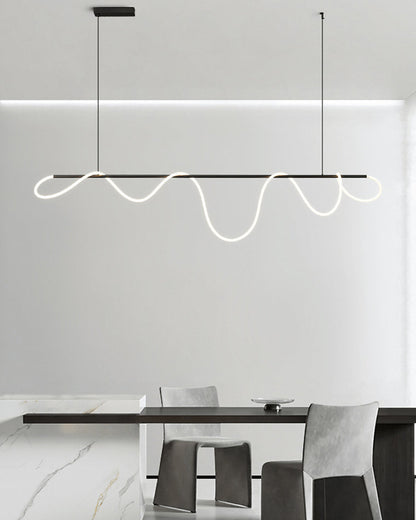 Hanglamp Touw Led Cirkel Messing Dimbaar 3 Maten Eetkamer Woonkamer Minimalistisch