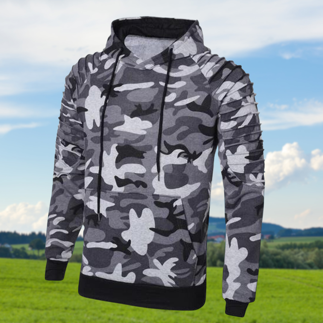 Camouflage Hoodie Man Warm en Waterdicht