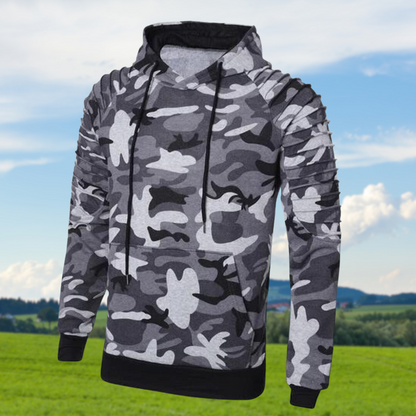 Camouflage Hoodie Man Warm en Waterdicht