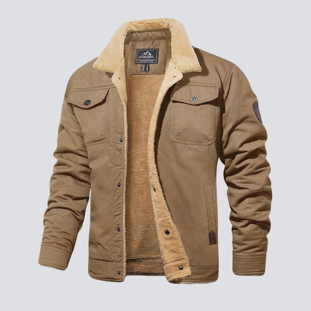 Heren Winterjas Waterdicht Gevoerd Warme Sherpa Jas