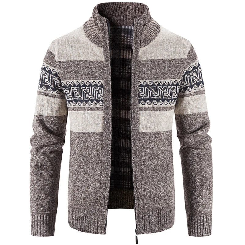 Gebreid Vest Heren Warme Wintertrui