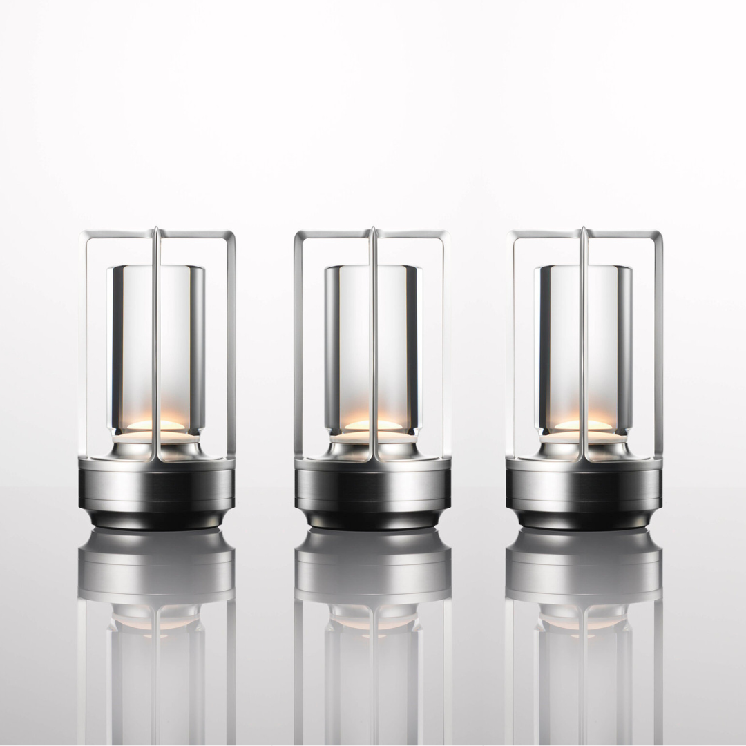Oplaadbare Tafellamp met Touch-bediening en USB-poort - Scandinavische Stijl