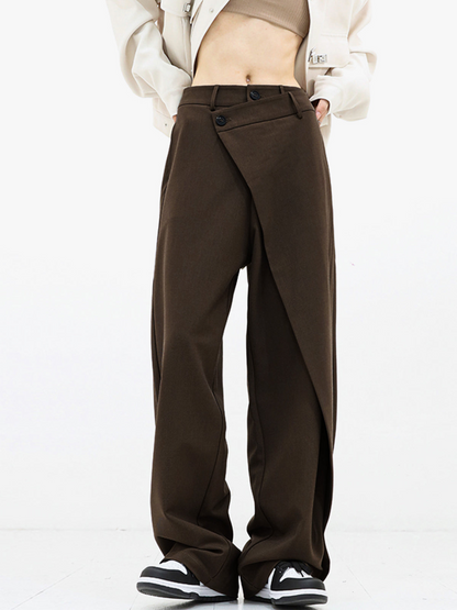 Elegante Wijdvallende Broek voor Vrouw