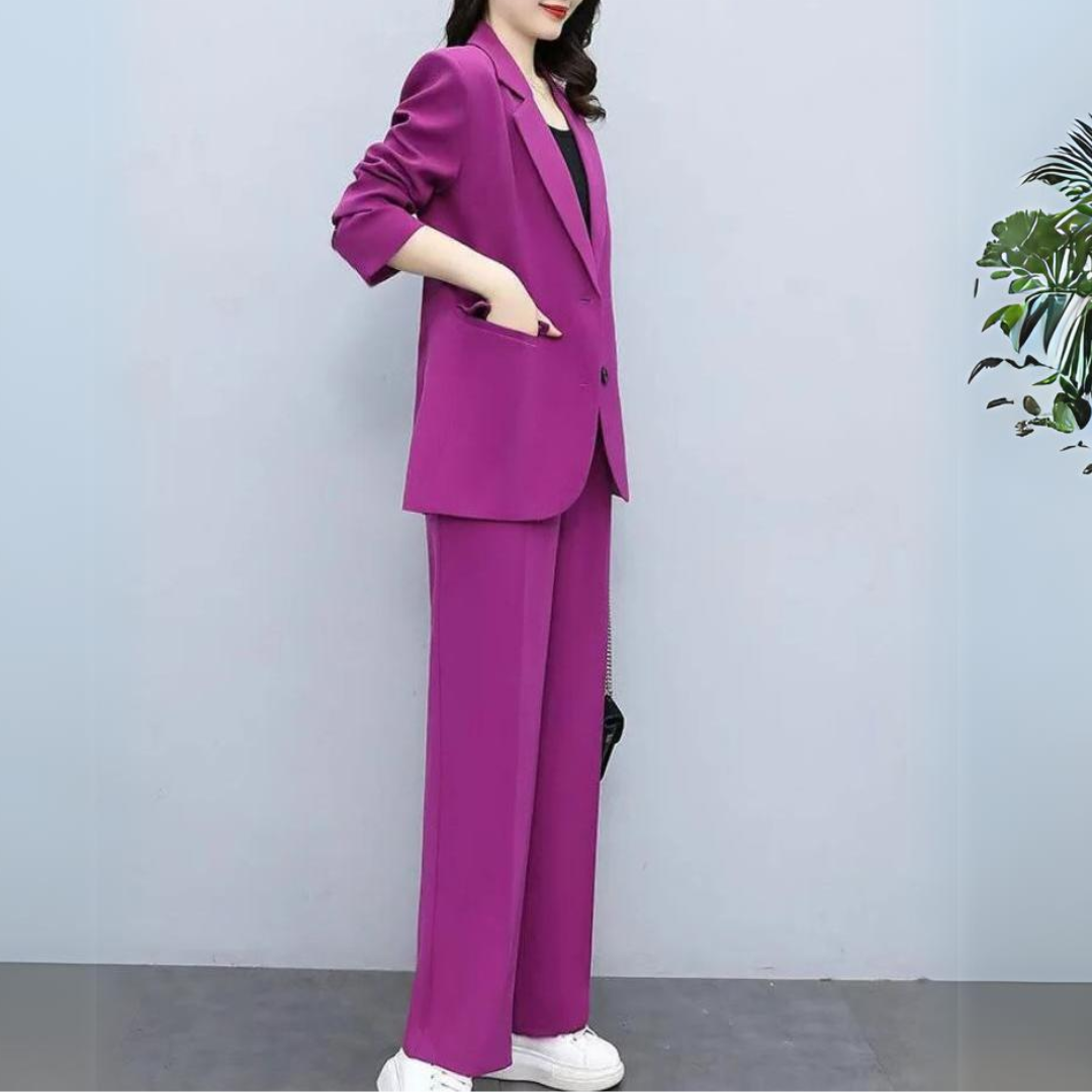 Dames Tweedelig Setje Elegant Model