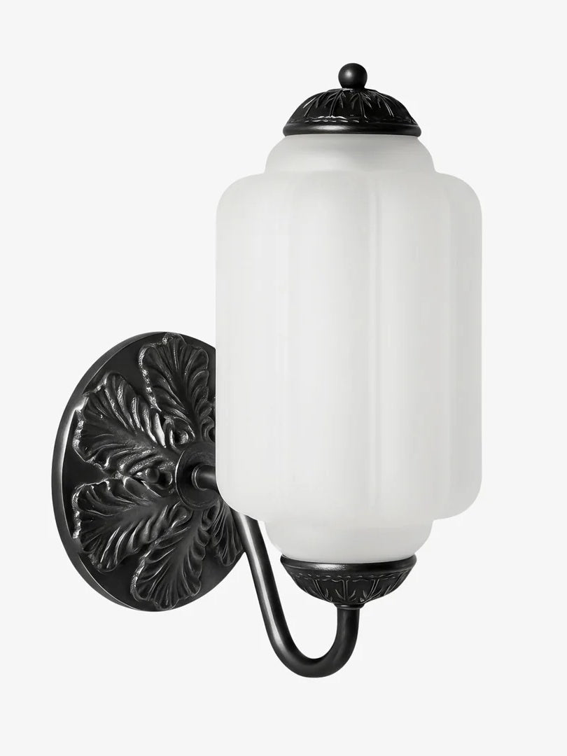 Melkglazen Wandlamp Eloise voor Hal en Slaapkamer | Vintage Wandverlichting met Melkwit Glas