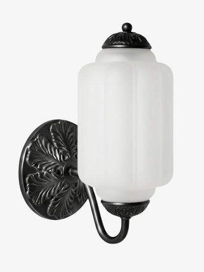 Melkglazen Wandlamp Eloise voor Hal en Slaapkamer | Vintage Wandverlichting met Melkwit Glas
