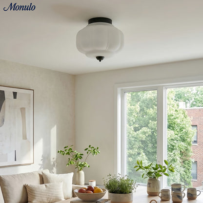 Plafondlamp Melkglas Glazen Kap Moderne Verlichting Scandinavische Stijl Woonkamer Eetkamer Slaapkamer Flush Mount