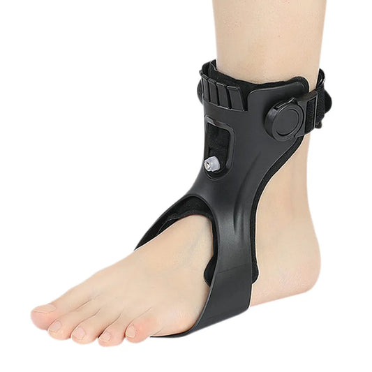 Enkelsteun Brace met Opblaasbaar Luchtkussen voor Voetreflex Correctie Licht en Ademend Orthopedische Voetorthese met Verstelbare Gespen