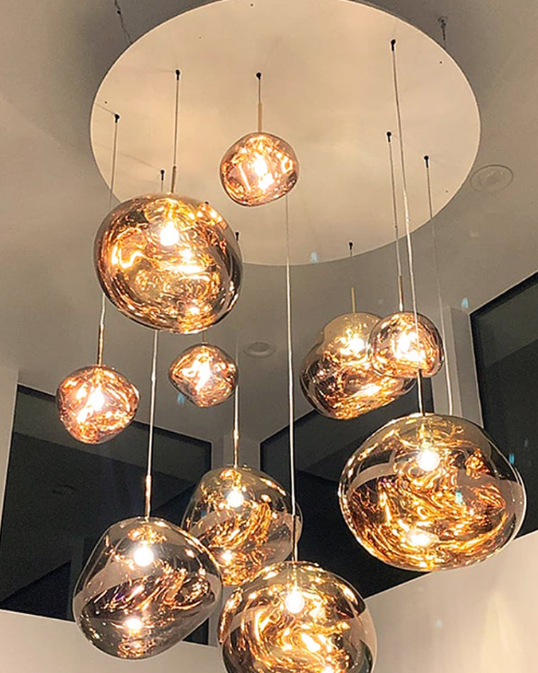 Hanglamp Melt Design Acryl LED Warm Wit Dimbaar Woonkamer Eetkamer Restaurant Slaapkamer