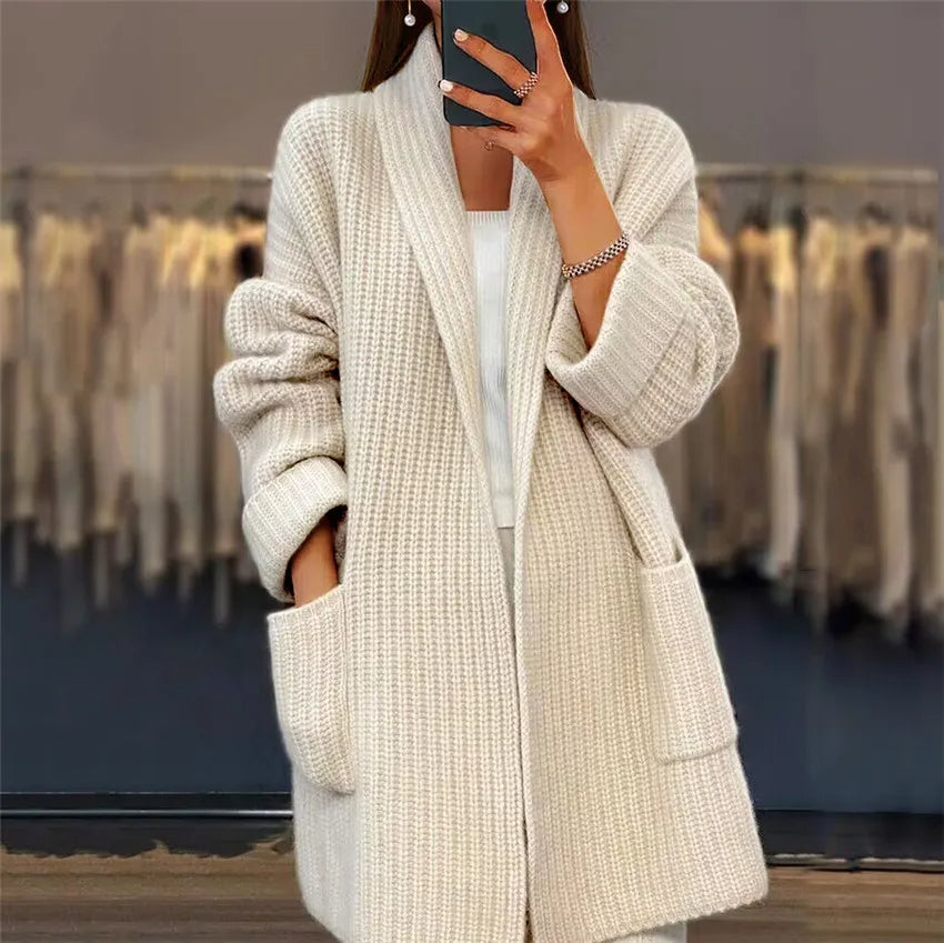 Gebreide Cardigan Open Voorzijde Elegant Comfortabel - StudioMarella