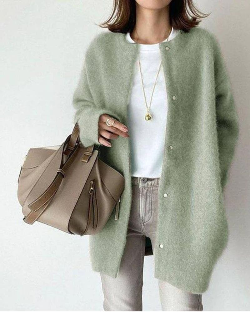 Gebreide Cardigan Zachte Casual Stijl