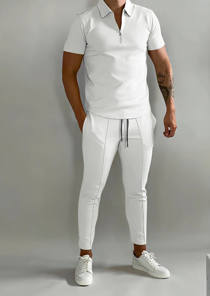 Heren Sportset Polo en Jogger Luxe 2-Delig