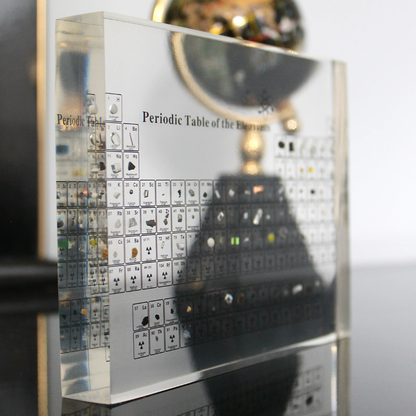 3D Periodieke Tabel met 83 Echte Elementen – Verlichte Display in Acryl voor Wetenschap & Educatie
