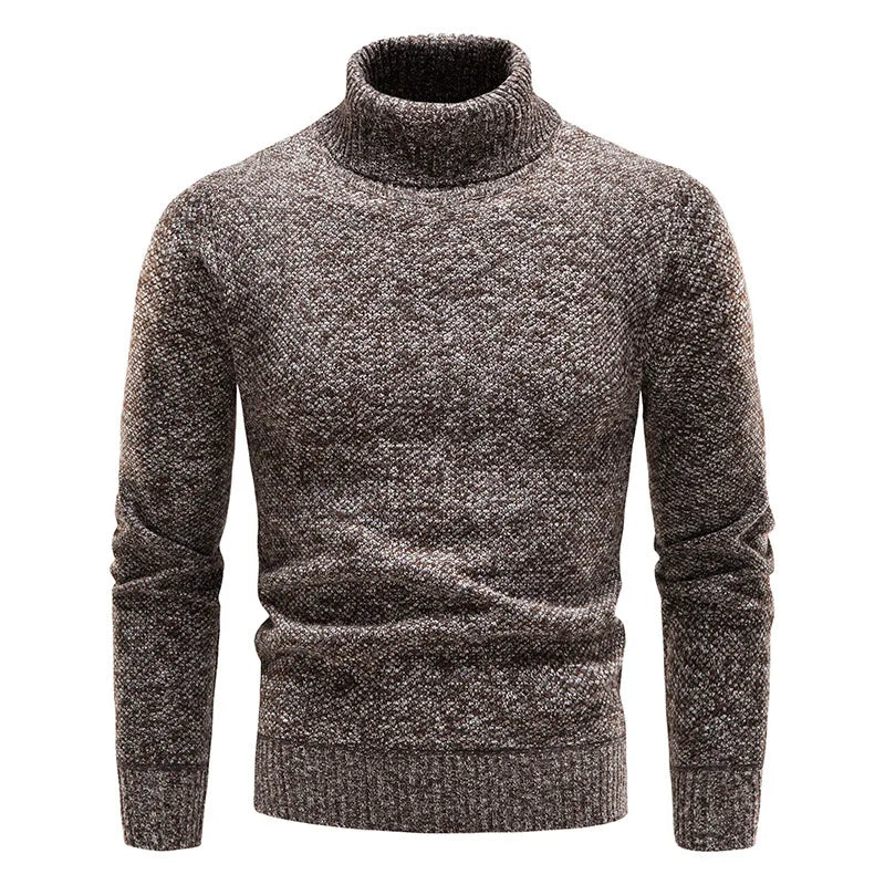 Merino Wool Coltrui Warm en Stijlvol Gebreid