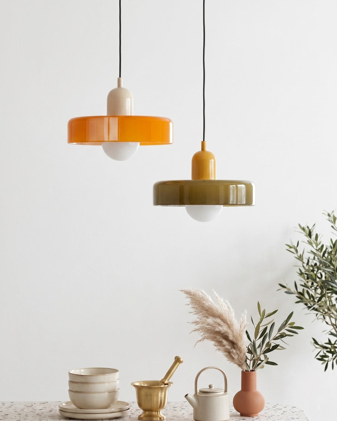 Glazen Hanglamp Modern 19-35cm Scandinavisch Design met Matglas
