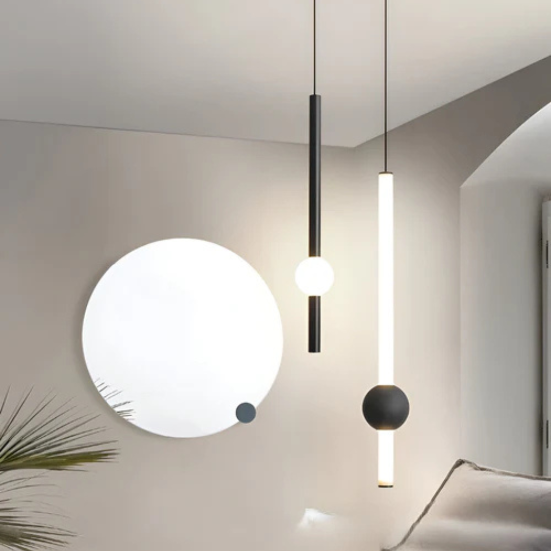 Hanglamp LED Cilinder Minimalistisch Eettafel Woonkamer Slaapkamer Zwart Wit