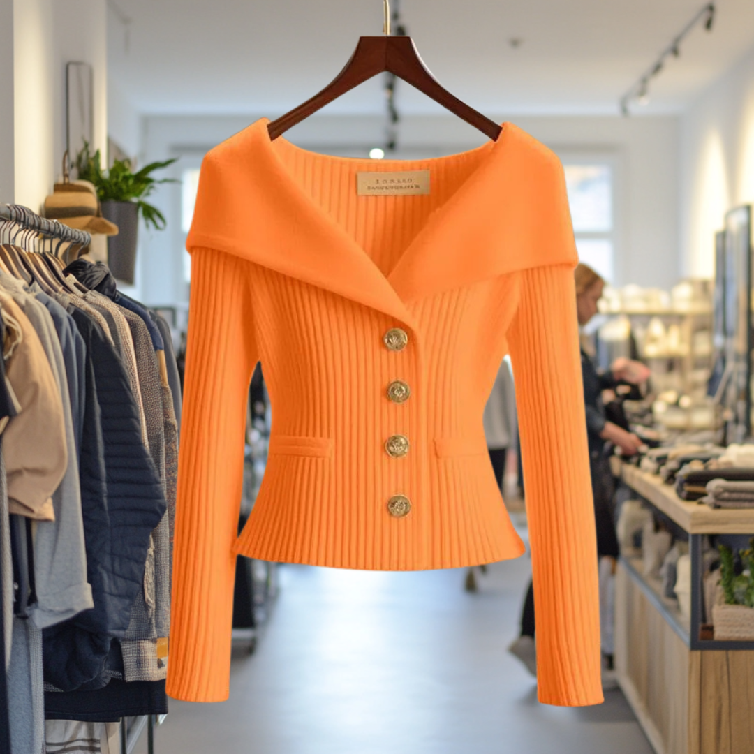 Dames Gebreid Vest Stijl