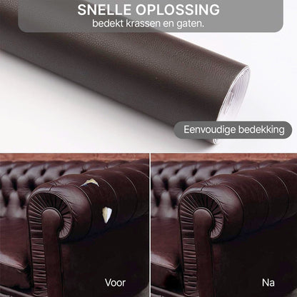 Zelfklevende pu leren reparatie patch voor meubels, bank, stoel en autostoel met sterke hechting